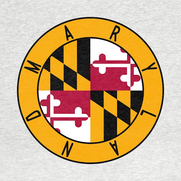 Maryland Flag Decal by zsonn